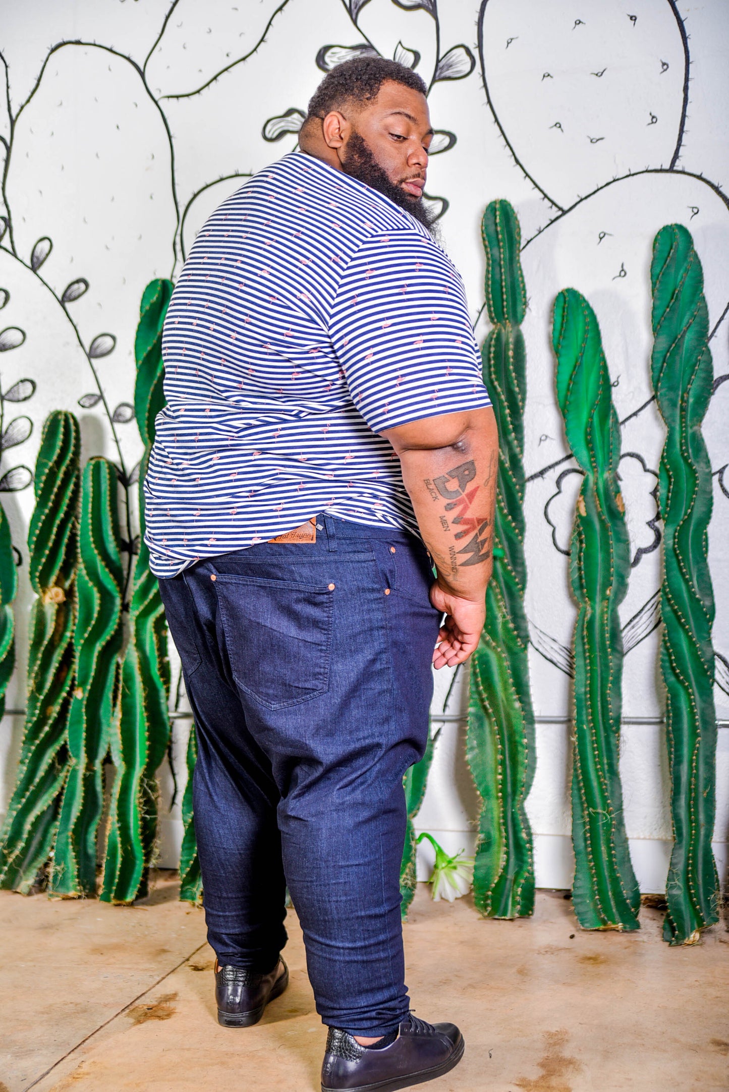 Czar Blue Fat Jeans – Classic Wash Relaxed Denim