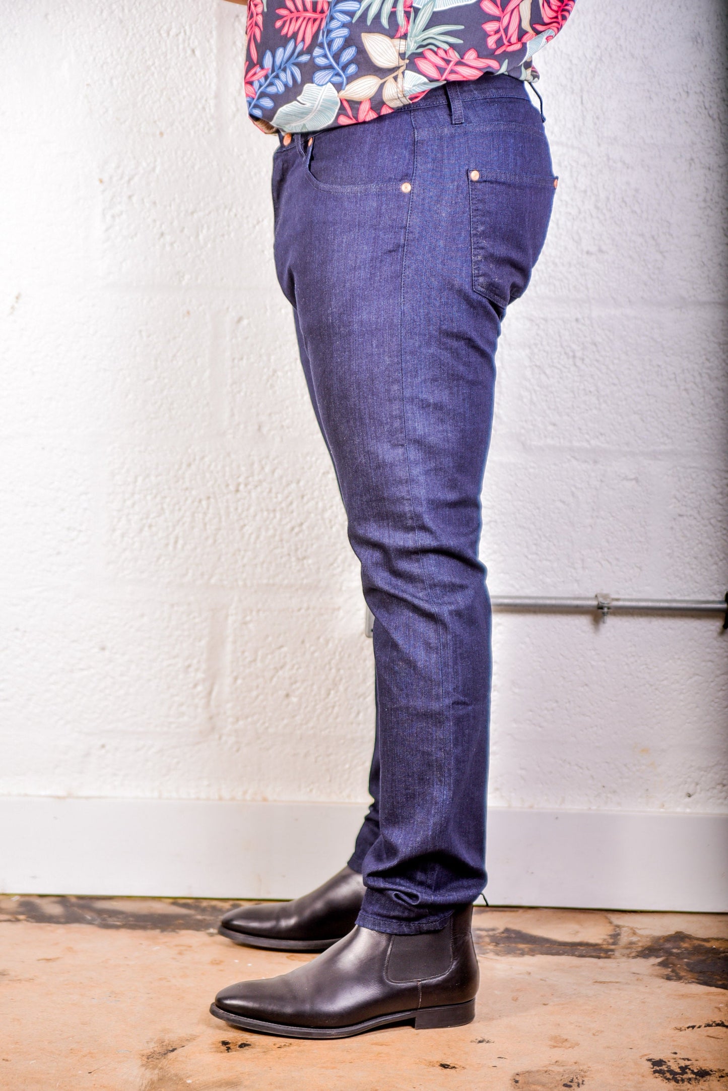 Czar Blue Fat Jeans – Classic Wash Relaxed Denim